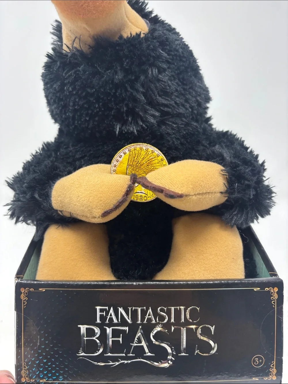 Warner Bros. Fantastic Beasts Niffler Plush - Black and Tan with Gold Coin